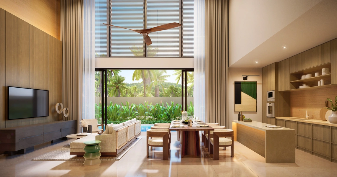 Balco Phuket luxury villas - Legacy villa living room