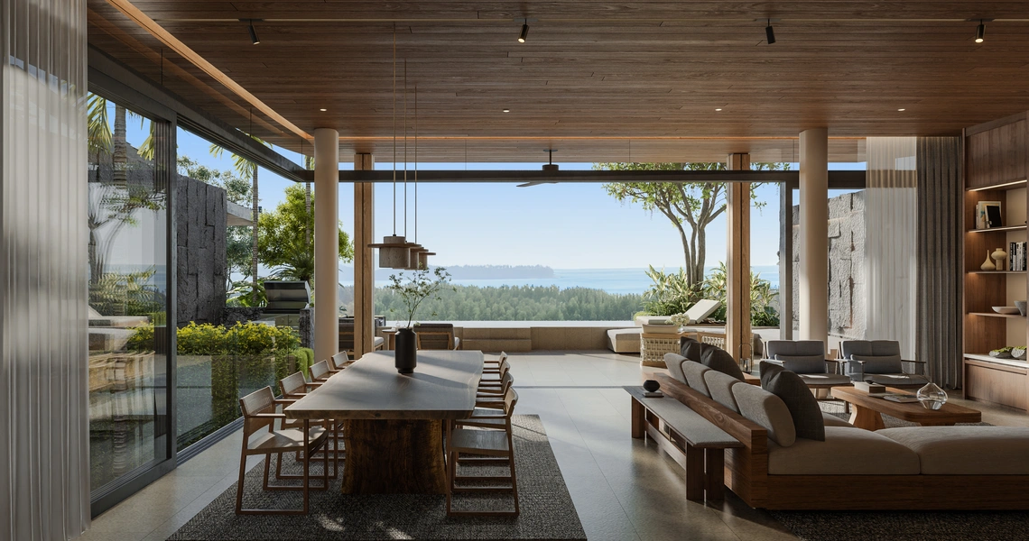 Pavara Vhana living room with view