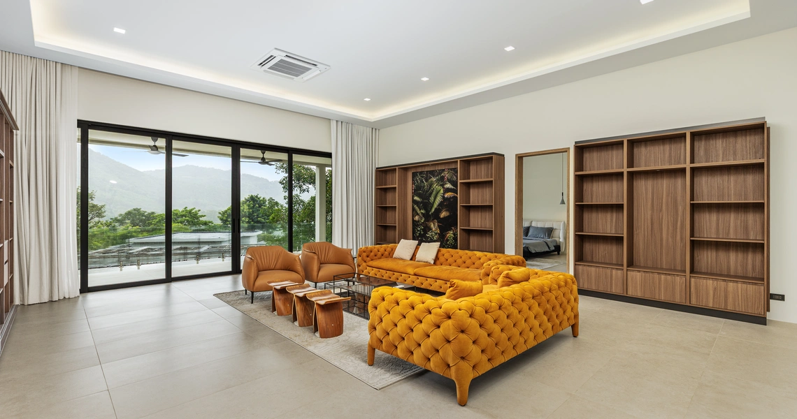 Manick Hillside villa 7-Living area
