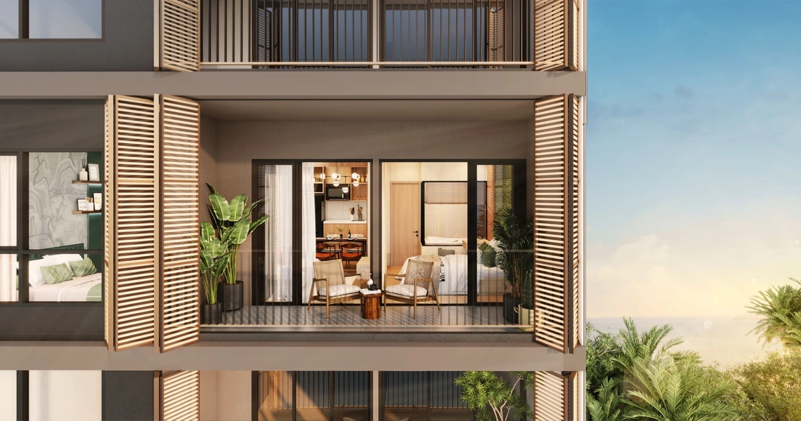 So Origin Bangtao resort condo - exterior of 2-bedroom room