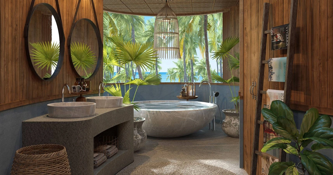 Kunkhao Tara Villas–Bathroom