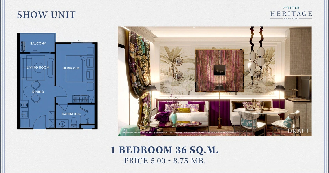 The Title Heritage - Show unit