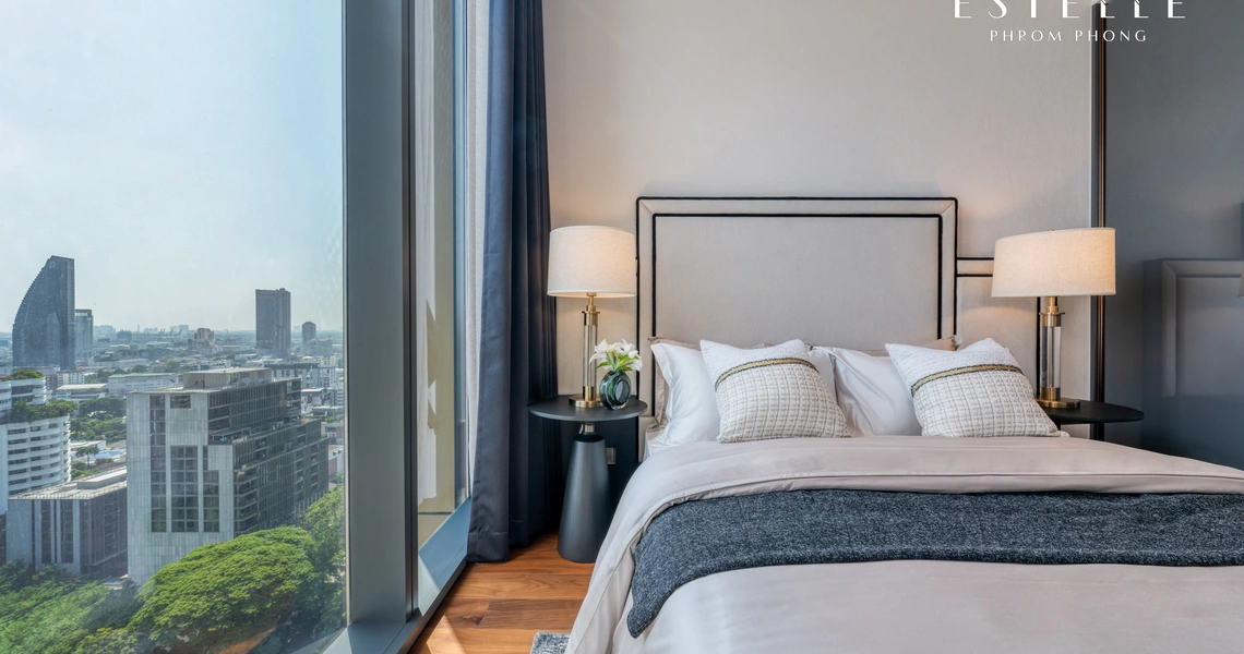 The Estelle Phrom Phong Luxury Bangkok Condo - Bedroom