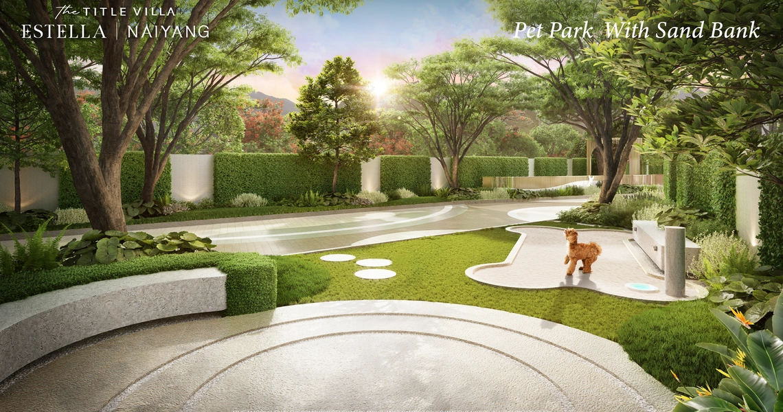 The Title Villa Estella Naiyang - Pet park