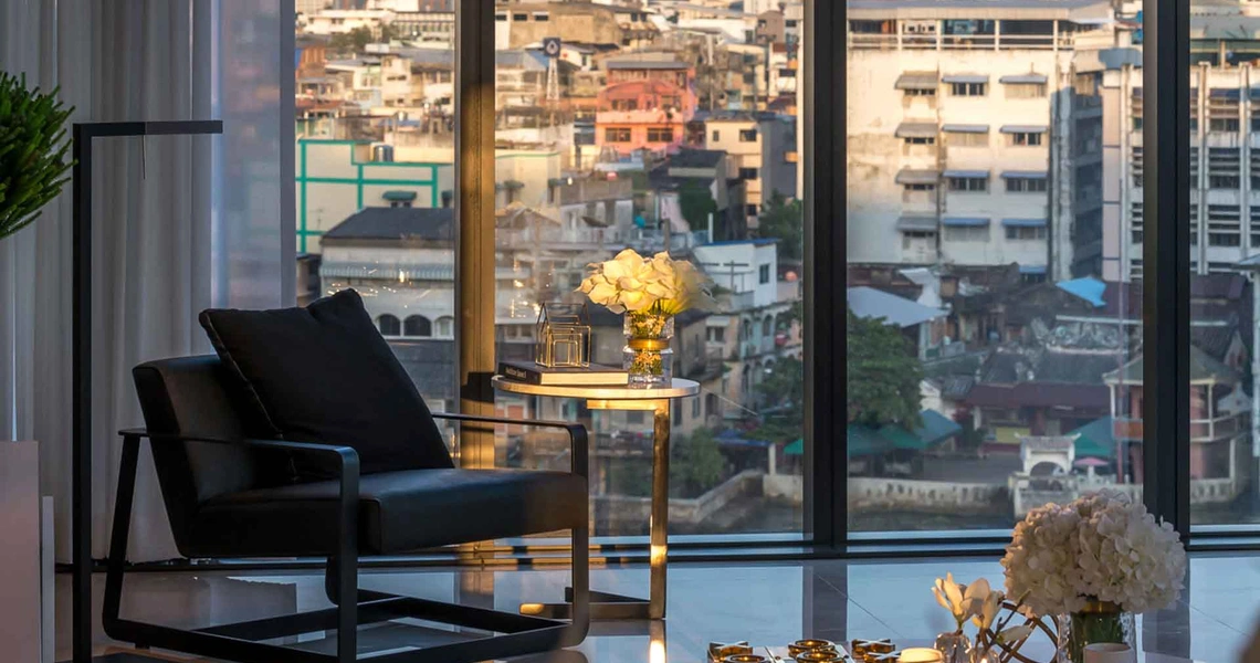 Banyan Tree Riverside Residences Bangkok city view