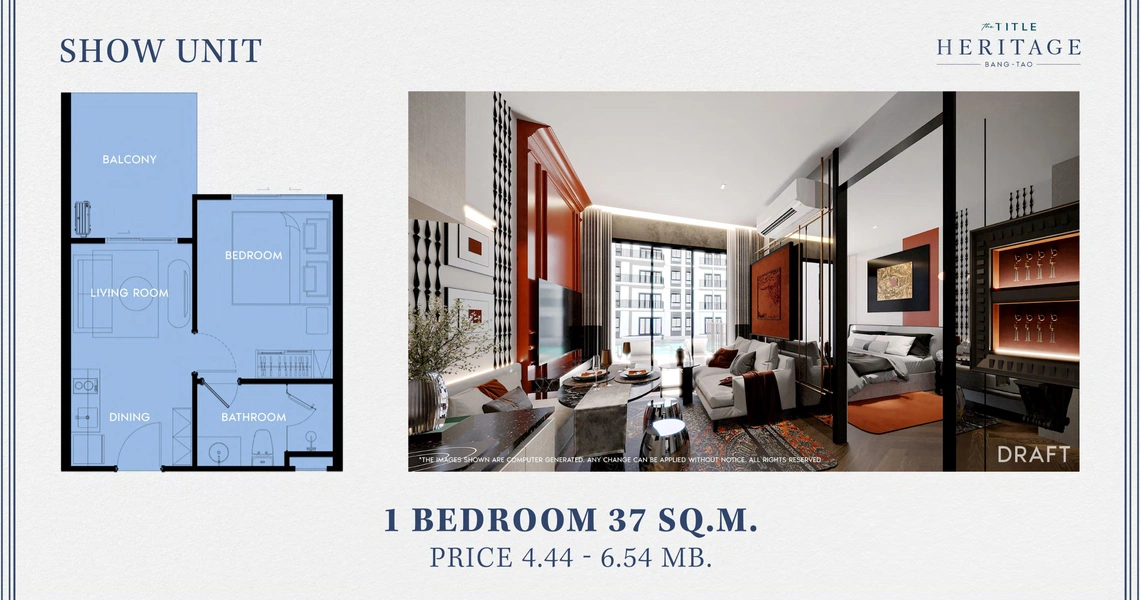 The Title Heritage - Show unit