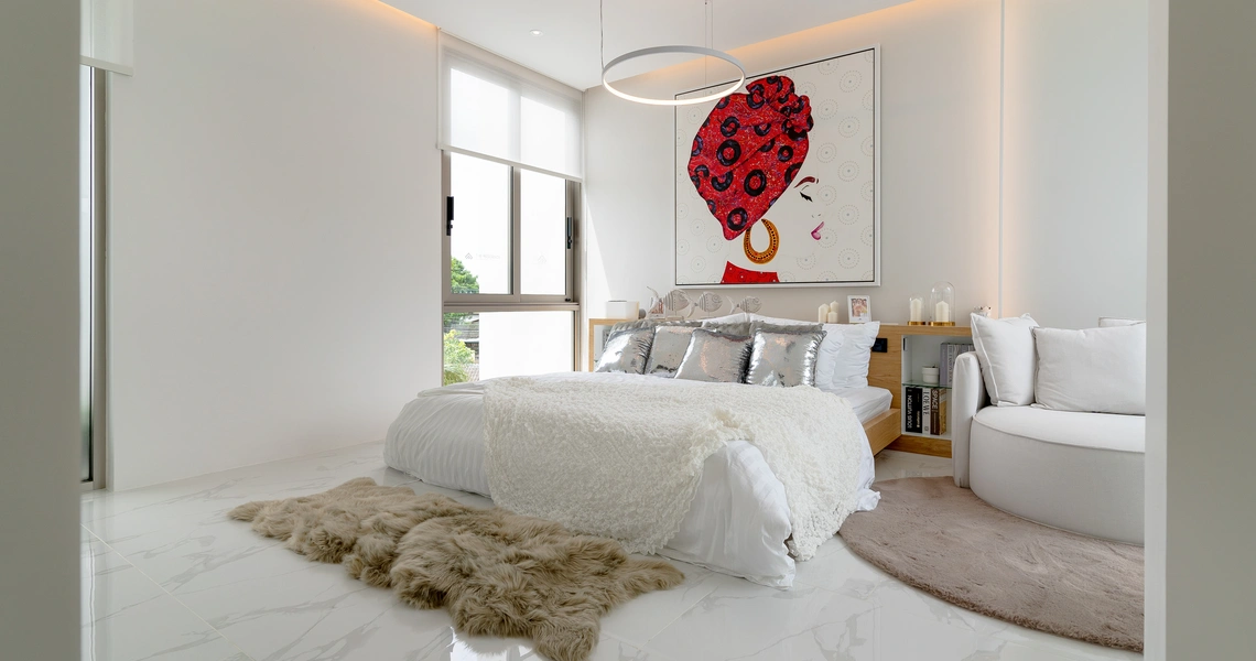 Luxury villas on Phuket The Residence Master bedroom