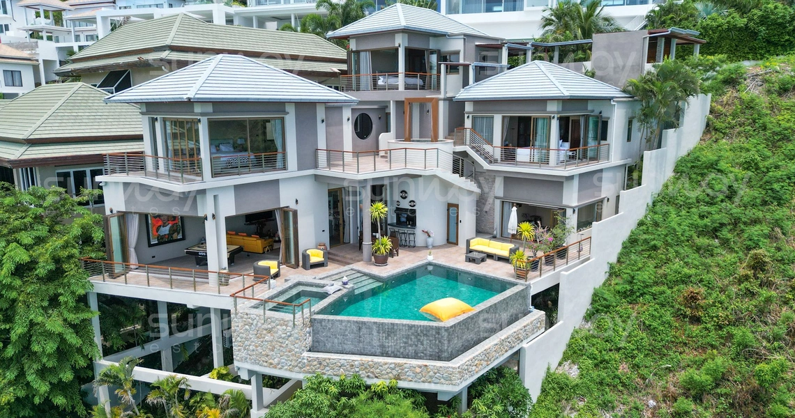 Villa Azure - Bird eye view