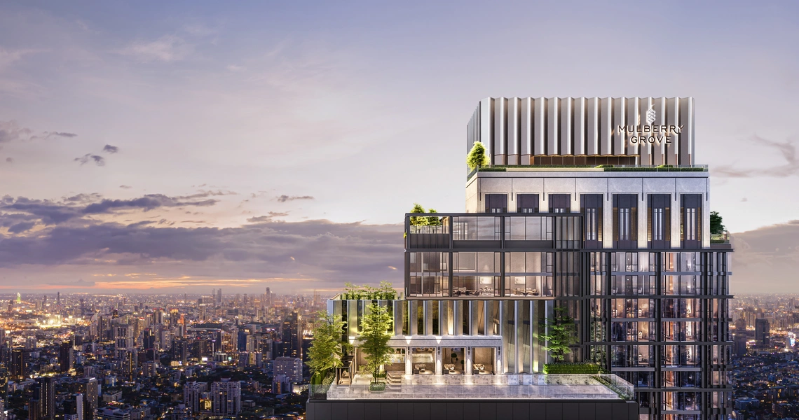 Mulberry Grove Sukhumvit Luxury Condo Rooftop