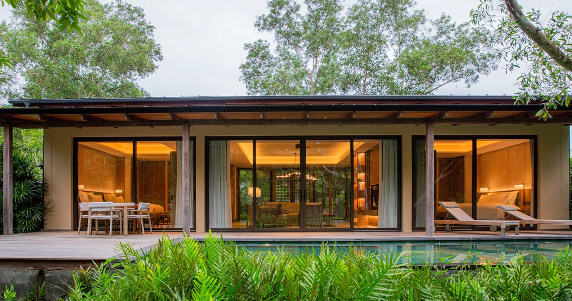 Tri Vananda  luxury villas  area