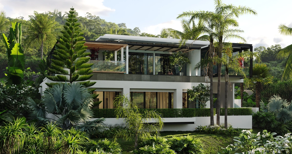 Luxury villas on Phuket Manick Hillside 3D M2