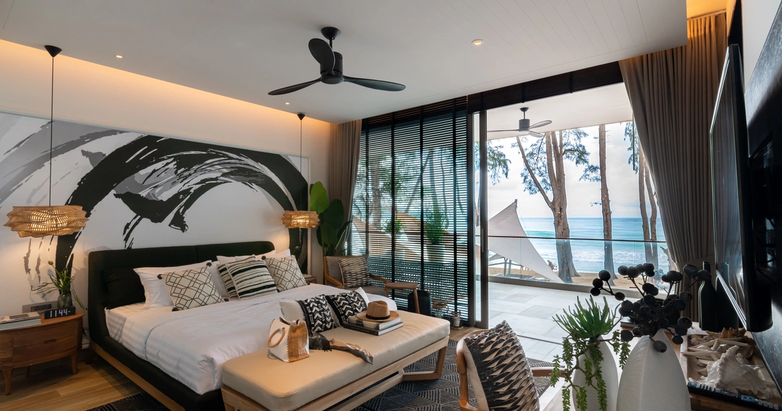 Condominium on Phuket MGallery Residences MontAzure Lakeside bedroom