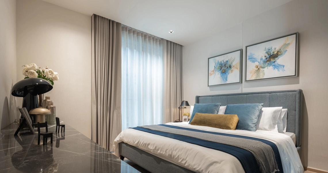 Chalermnit Art De Maison Condo in Bangkok bedroom