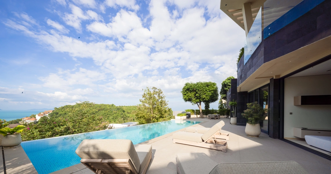 Villa KW2 pool with scenic view