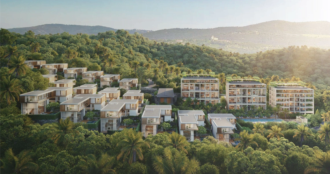 Kiara Reserve Residences - aerial view