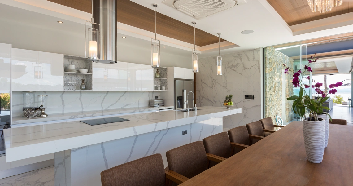 Ultra-Luxury 7 Bedroom Beachfront Villa Samui - Dining table