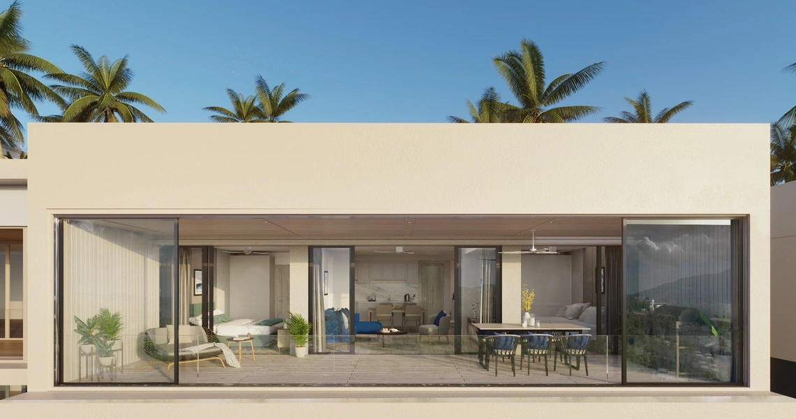 Condominium on Phuket Laguna Beachside 2 bedroom sea view