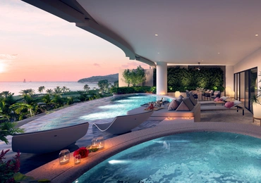 Seaview - Residences - Sunset pool