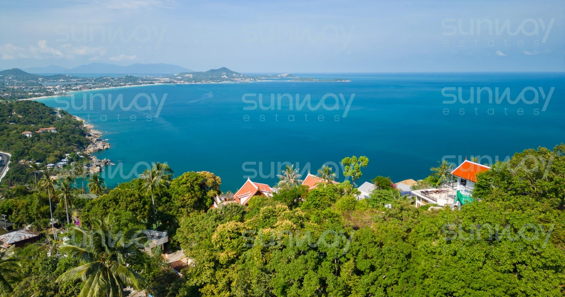 Land Seaview Chaweng Noi  - View from the plot 2