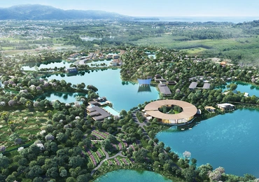 Tri Vananda  luxury villas land scape