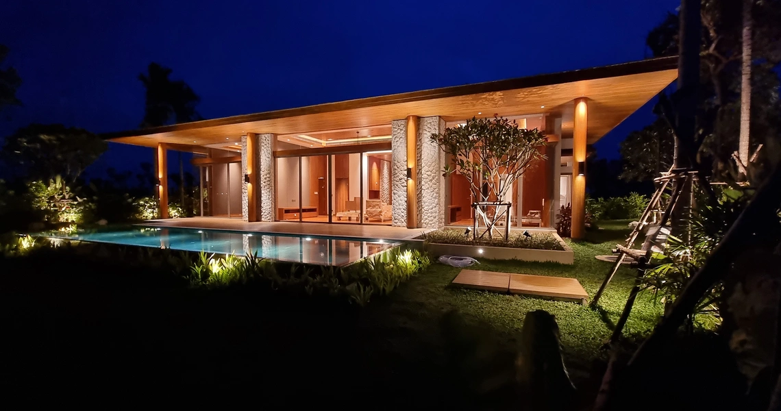 Aquella Lakeside Phang Nga golf villa exterior completed