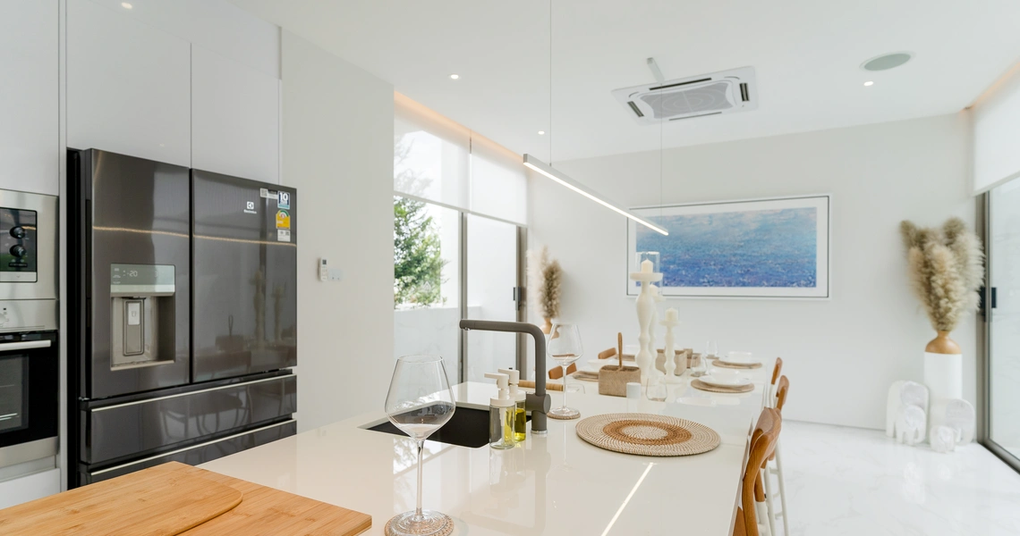 Luxury villas on Phuket The Residence Dinning area