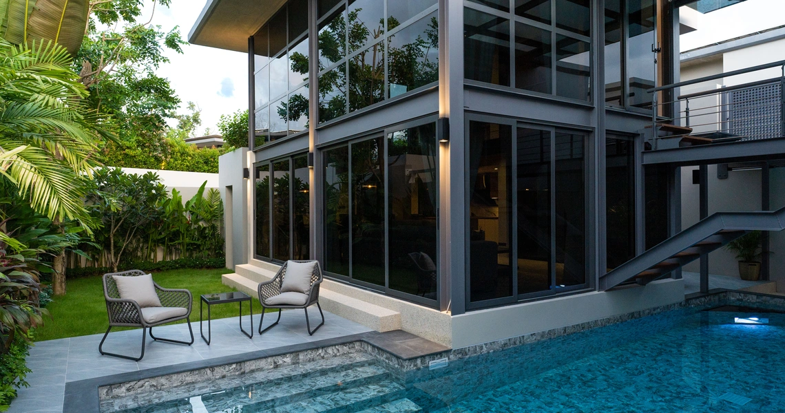 Riverhouse Phuket 3 bedroom villa railings