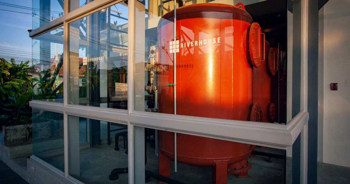 Riverhouse Phuket villas water tank
