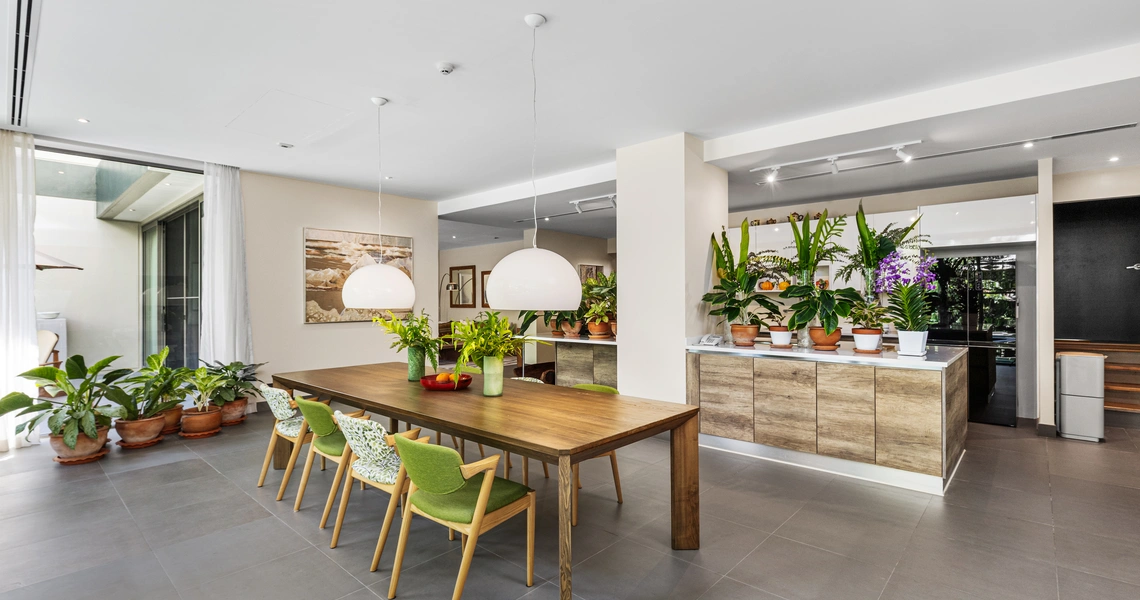 Villa Mimosa Layan Beach-Dining arae