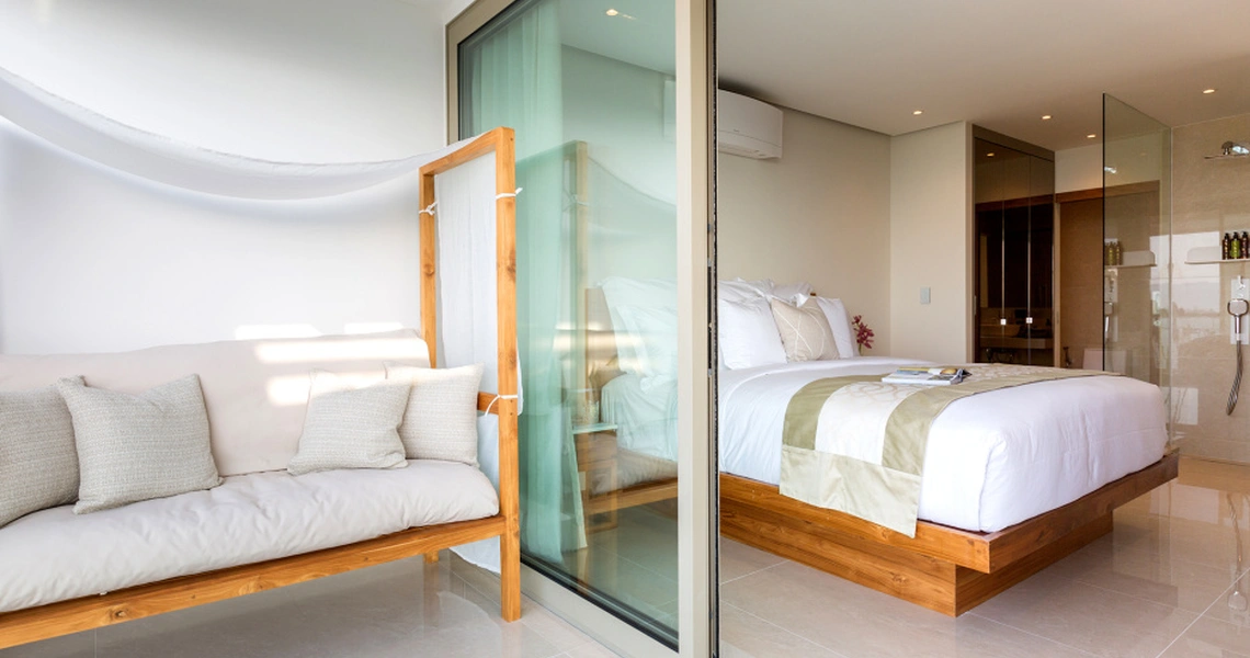 Luxury apartments on Samui Chi Residence bedroom