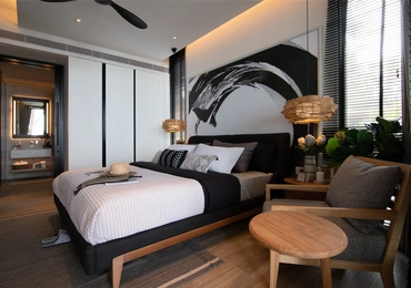 Condominium on Phuket MGallery Residences MontAzure Lakeside bedroom