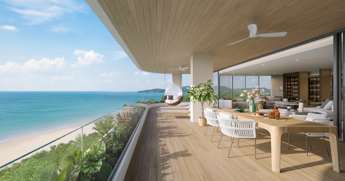 Banyan Tree Beach Residences Oceanus - Balcony
