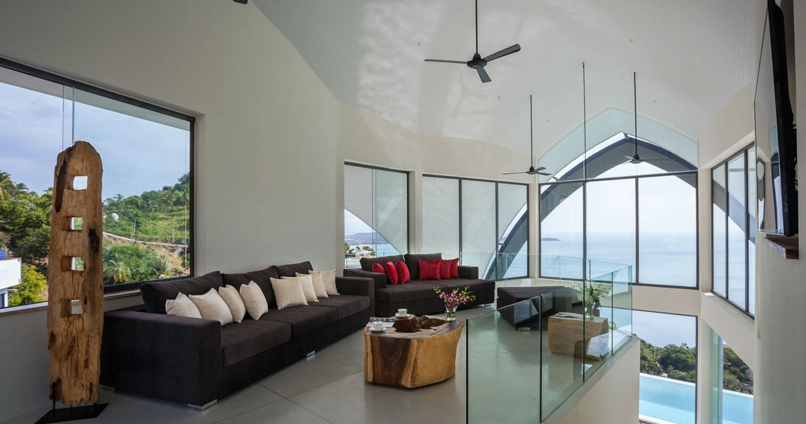 Luxury villas on Samui Sky Dream Villa relaxing area