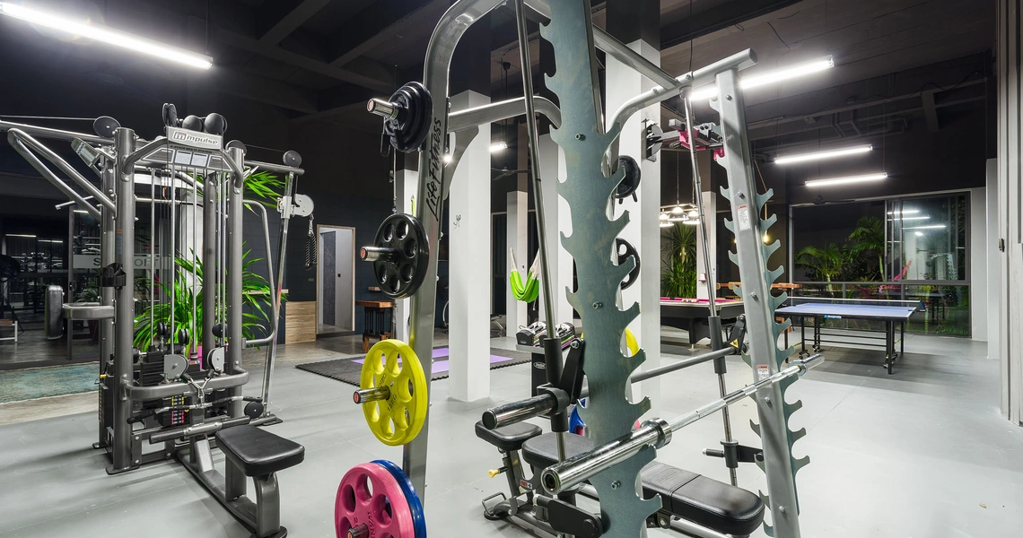 Luxury villas on Samui Sky Dream Villa fitness lounge