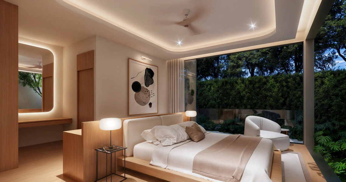 garden atlas bayview bedroom night