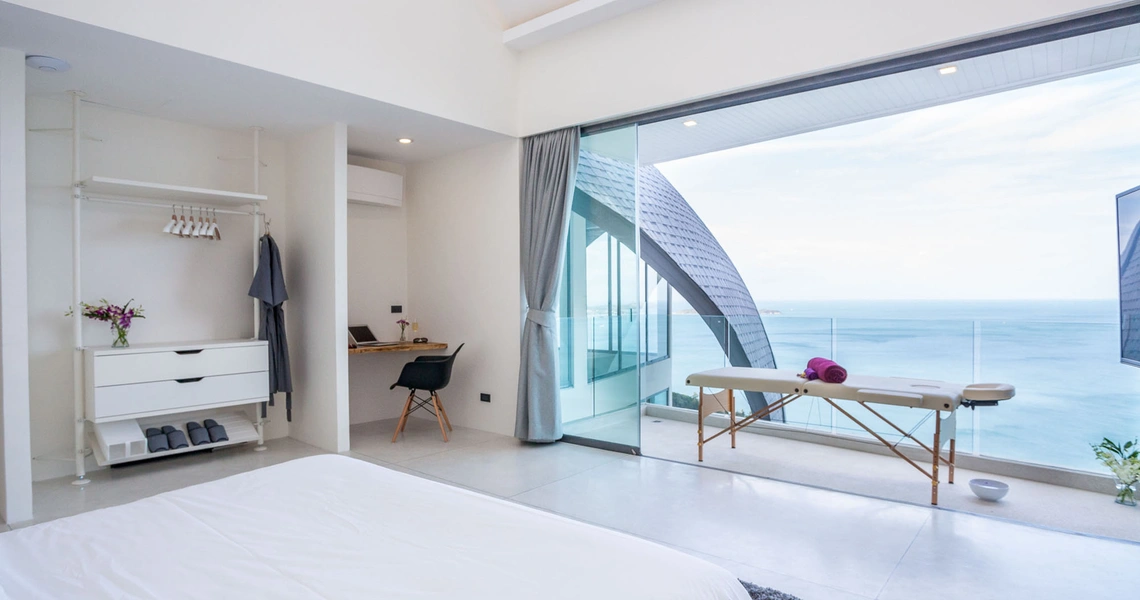 Luxury villas on Samui Sky Dream Villa bedroom