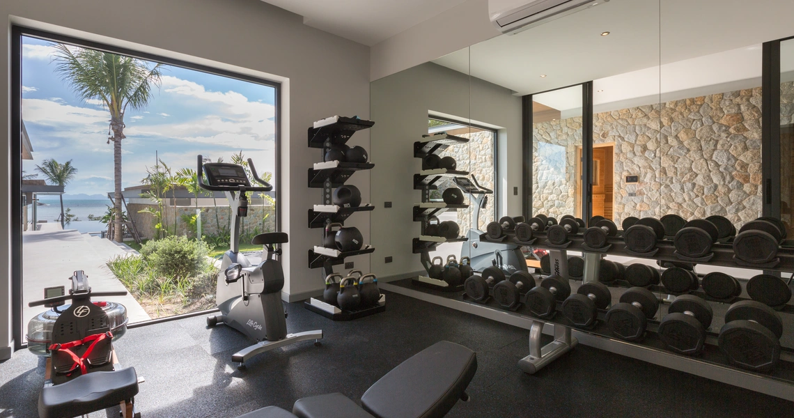 Ultra-Luxury 7 Bedroom Beachfront Villa Samui - Fitness