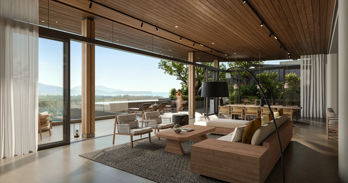 Pavara Vhana living room with view
