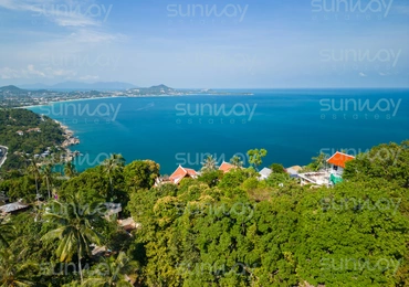 Land Seaview Chaweng Noi  - View from the plot 2