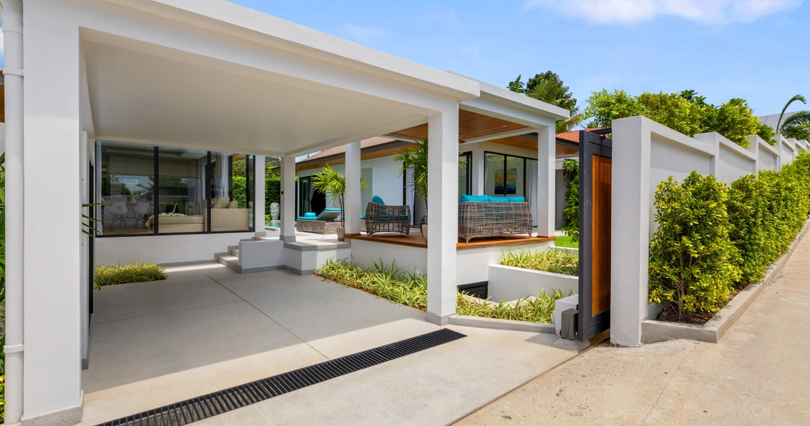 Villa Blue Horizon on koh Samui - entrance