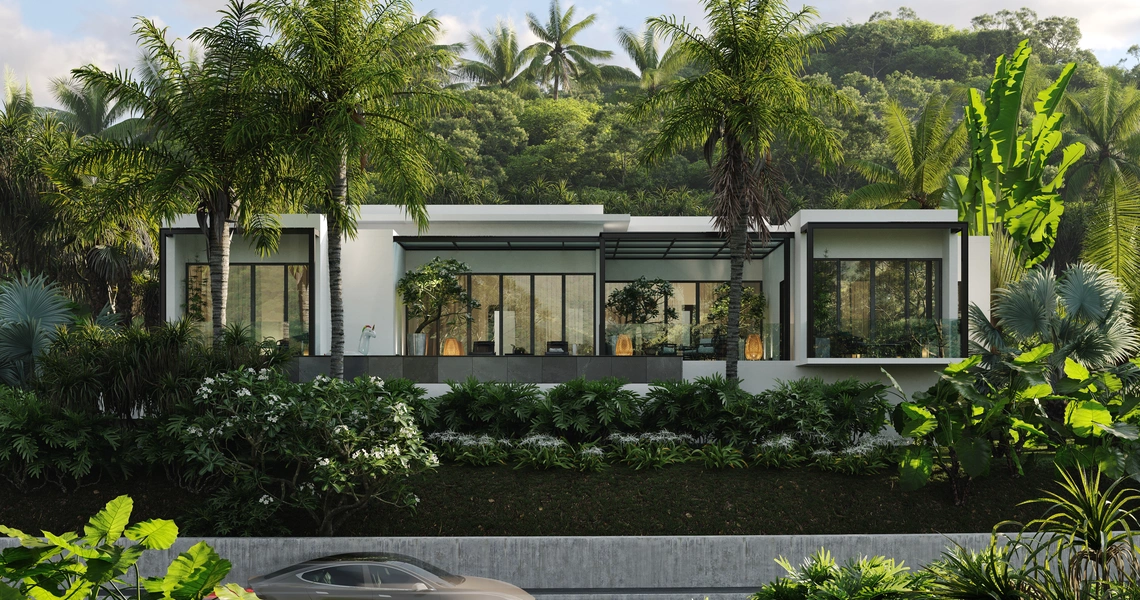 Luxury villas on Phuket Manick Hillside 3D S2