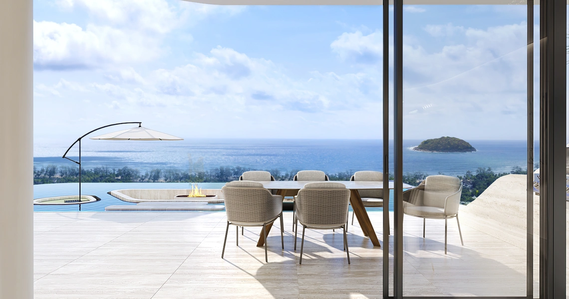 Aurora Kata Top Sea View Villa sun deck
