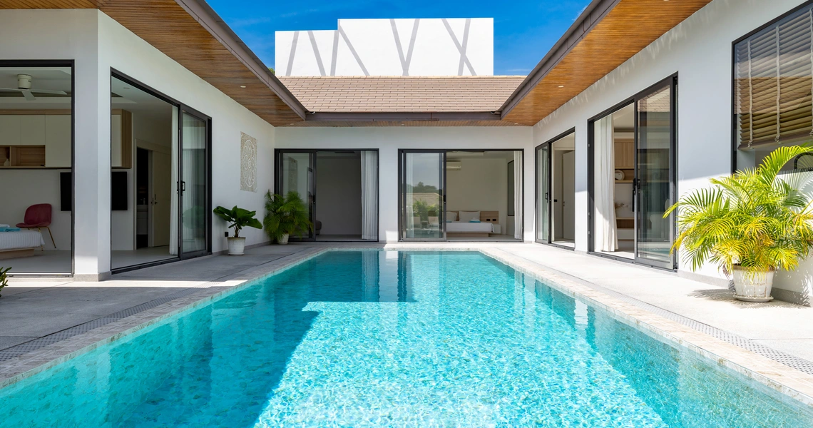 Hideway Villa Samui - pool and villa shot