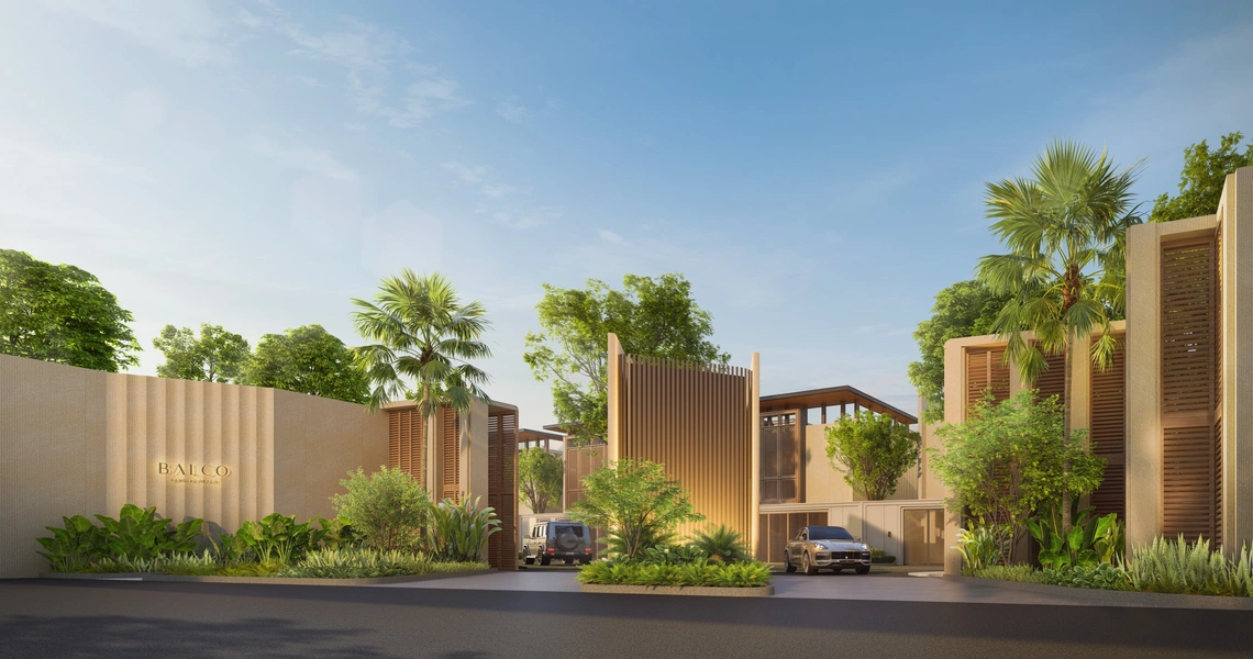 Balco Phuket luxury villas - project grand entrance