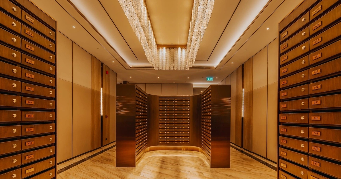 Hyde Heritage Thonglor Bangkok luxury condo - mail room