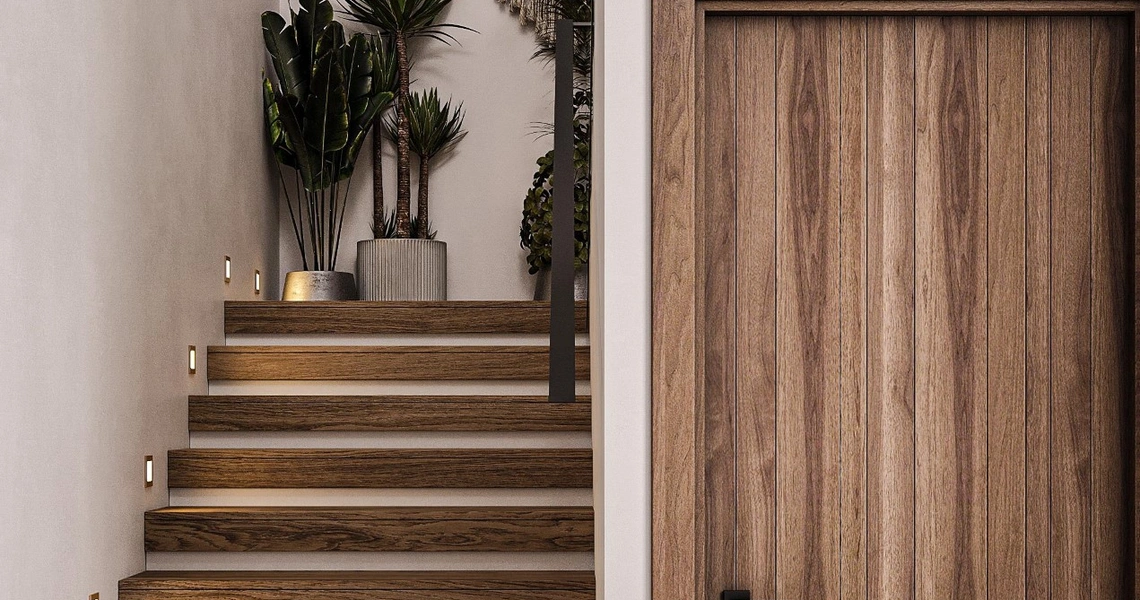 Chandra Samui designer villas - staircase