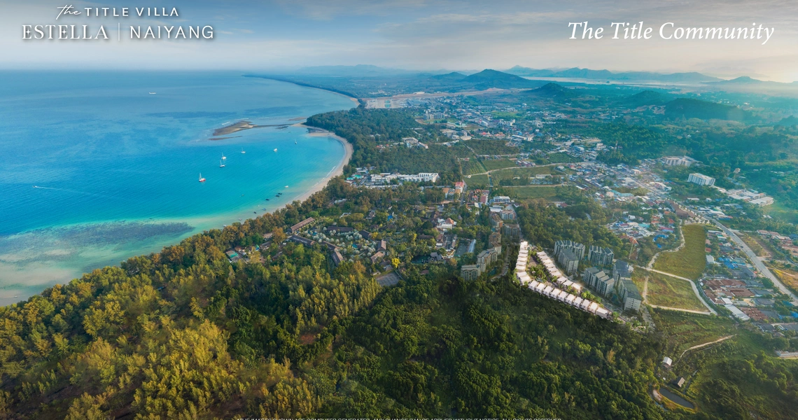 The Title Villa Estella Naiyang - Bird View
