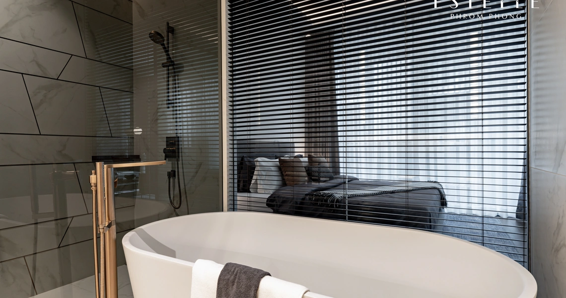 The Estelle Phrom Phong Luxury Bangkok Condo - Bathroom