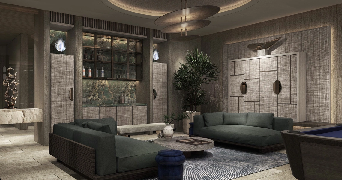 The Sky Series Collection at Sri Panwa Villa Living Area