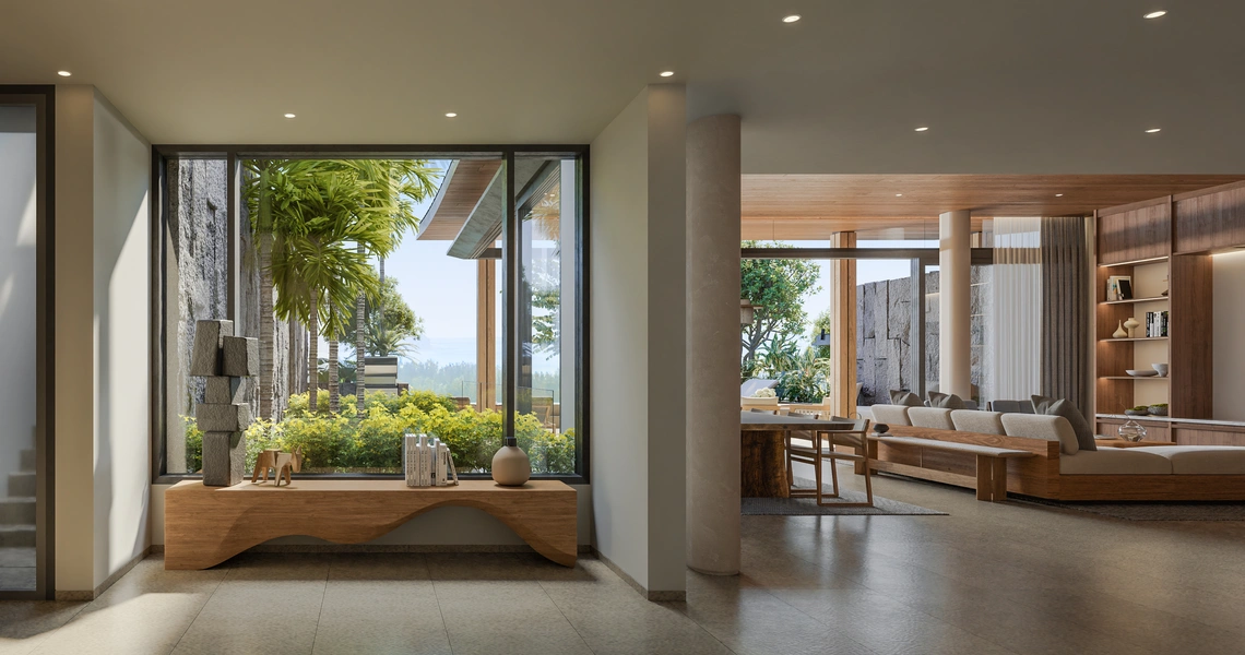 Pavara Vhana living room with view